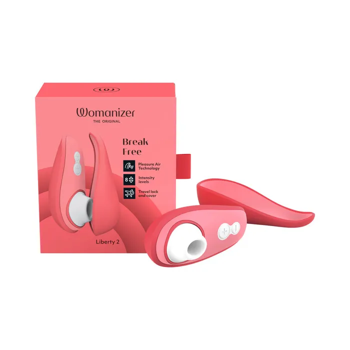 Womanizer Womanizer Liberty 2 Pleasure Air Travel Sized Clitoral Stimulator Rose Female Sex Toys