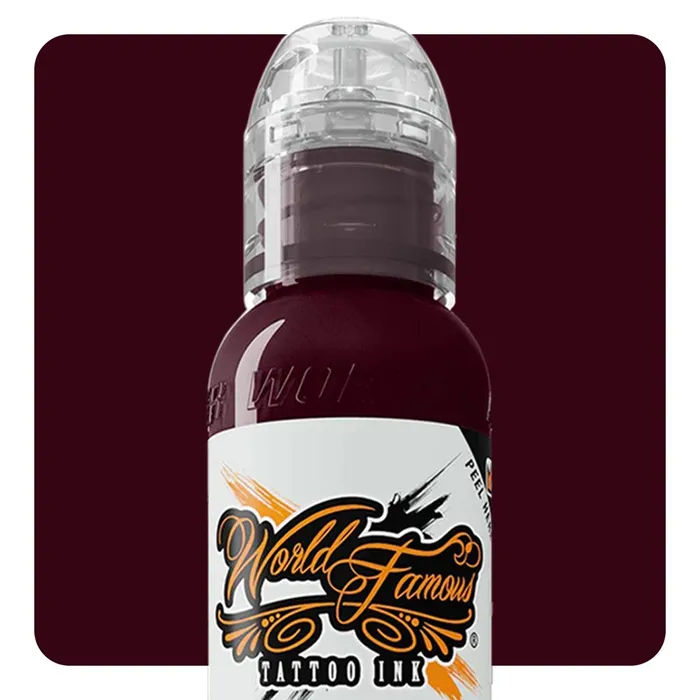 World Famous Male Sex Toys Burgundy Wine World Famous Tattoo Ink Pick Size