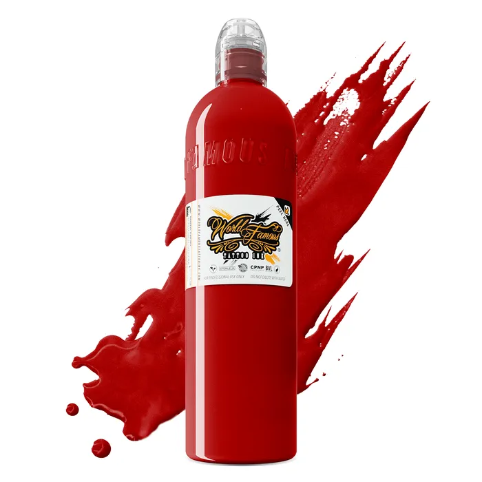World Famous Straight Red World Famous Tattoo Ink Pick Size Anal