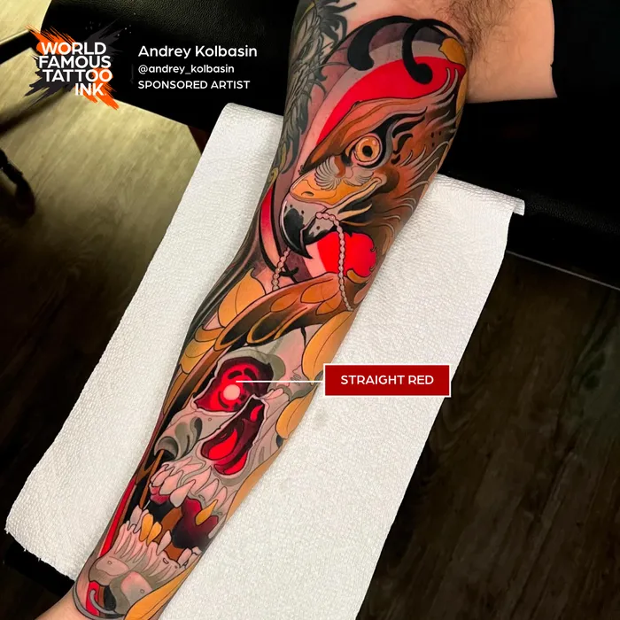 World Famous Straight Red World Famous Tattoo Ink Pick Size Anal