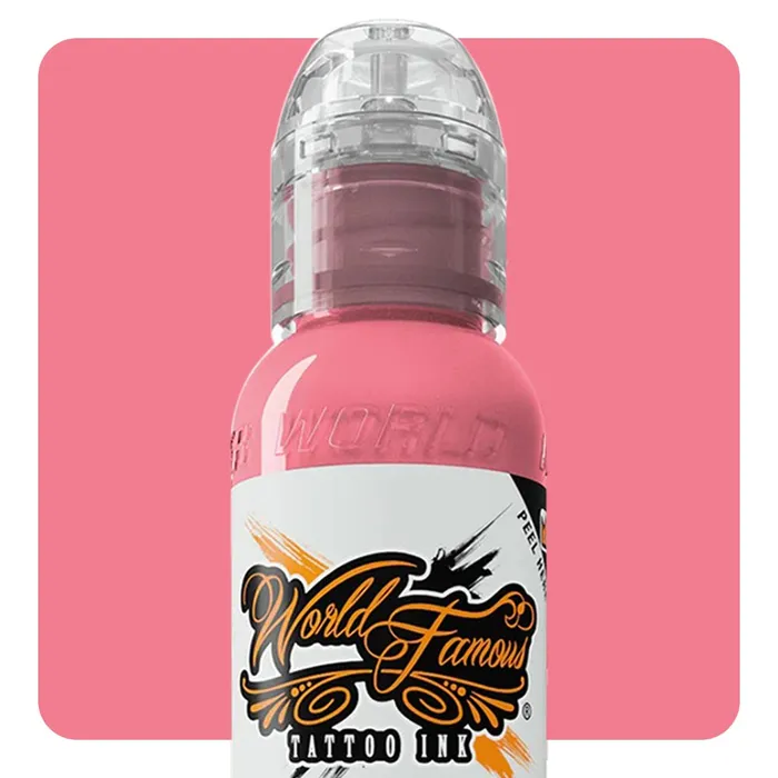 World Famous Vibrators Flying Pig Pink World Famous Tattoo Ink Pick Size