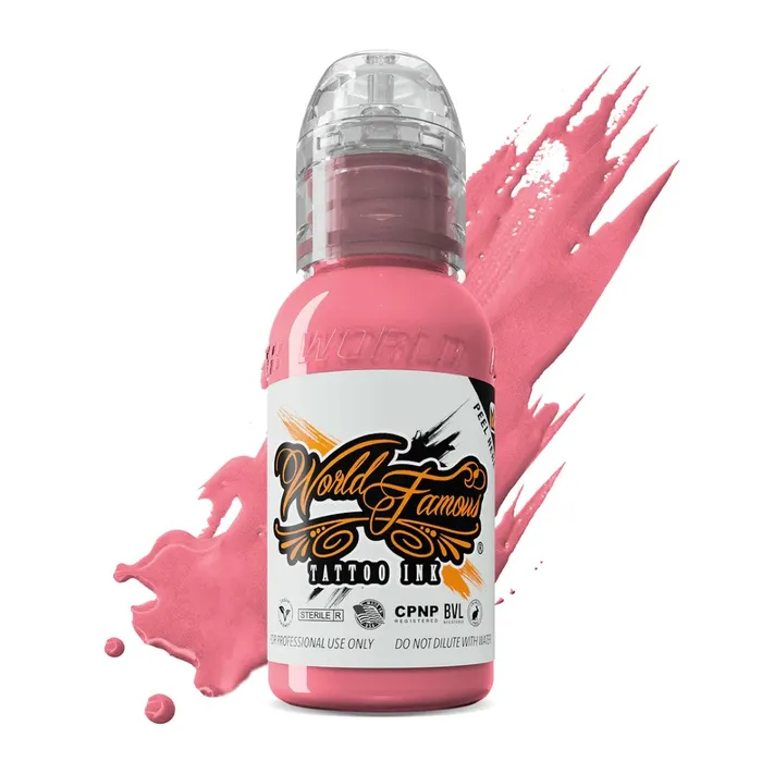 World Famous Vibrators Flying Pig Pink World Famous Tattoo Ink Pick Size