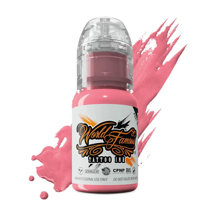 World Famous Vibrators Flying Pig Pink World Famous Tattoo Ink Pick Size