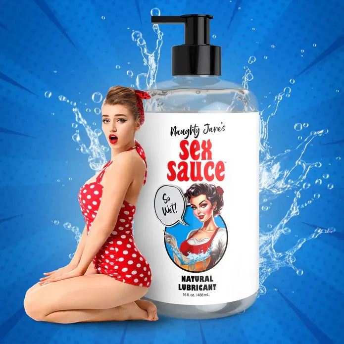 XR Brands Sexual Health Wellbeing Naughty Janes Sex Sauce Natural Water Based Lubricant 16oz XR Brands Sexual Health Wellbeing Naughty Janes Sex Sauce Natural Water Based Lubricant 16oz