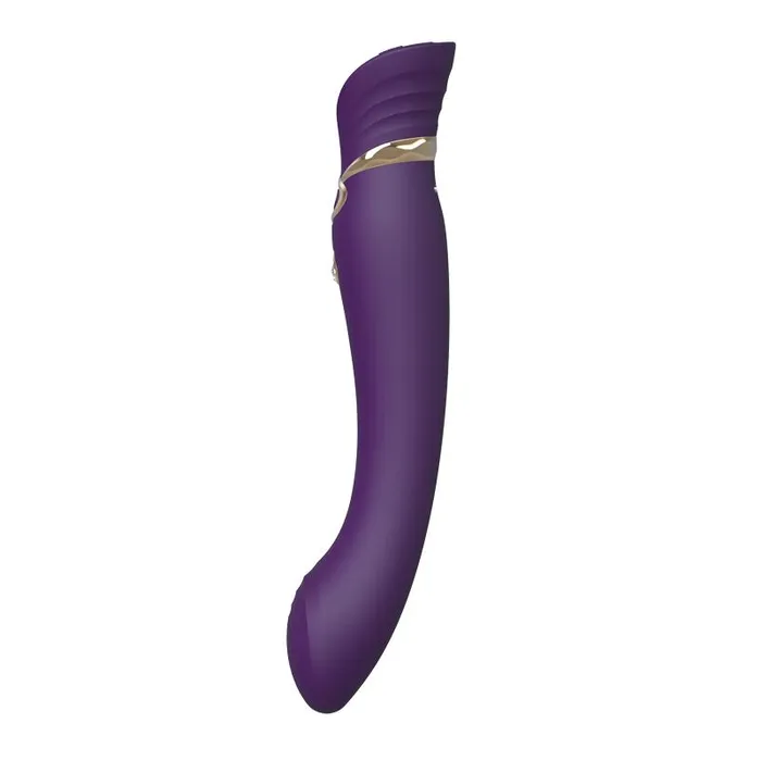 ZALO USA Female Sex Toys ZALO USA Queen Set Gspot PulseWave Vibrator with Suction Sleeve Twilight Purple